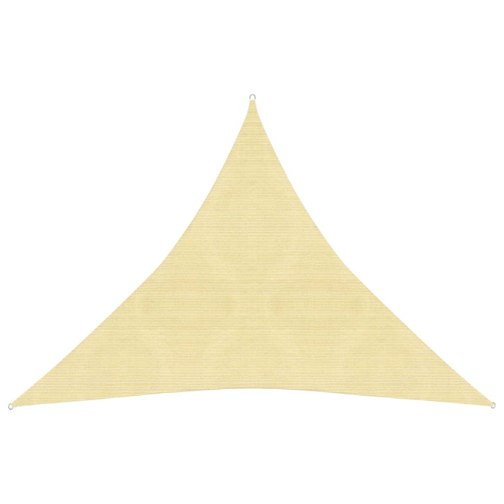 Sunshade Sail 160 g/m2 Beige 4x4x4 m HDPE - Decor Base