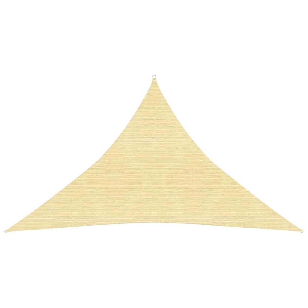 Sunshade Sail 160 g/m2 Beige 4x4x5.8 m HDPE - Unbeatable Bargains