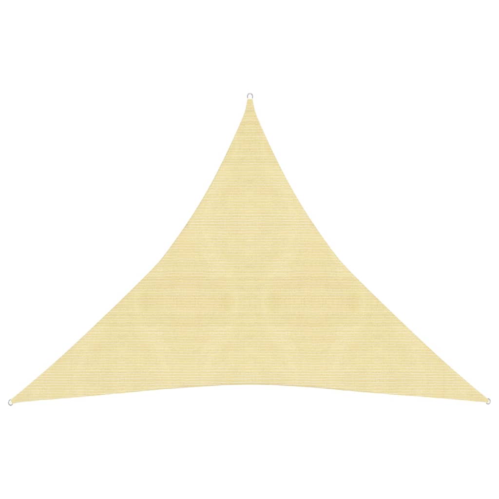 Sunshade Sail 160 g/m2 Beige 4.5x4.5x4.5 m HDPE - Design Hut