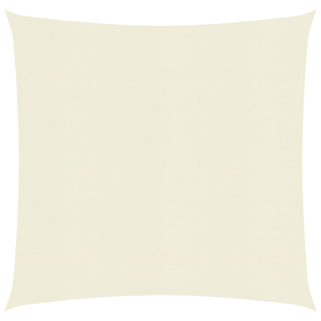 Cream Sunshade Sail 6x6m HDPE - Unbeatable Bargains