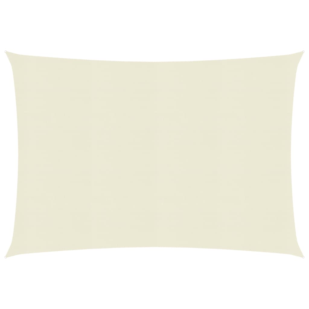 Sunshade Sail 160 g/m2 Cream 2.5x3.5 m HDPE - Design Hut