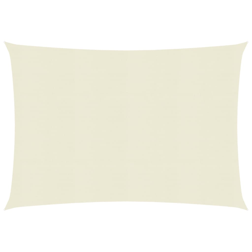 Sunshade Sail 160 g/m2 Cream 3x4 m HDPE - Unbeatable Bargains