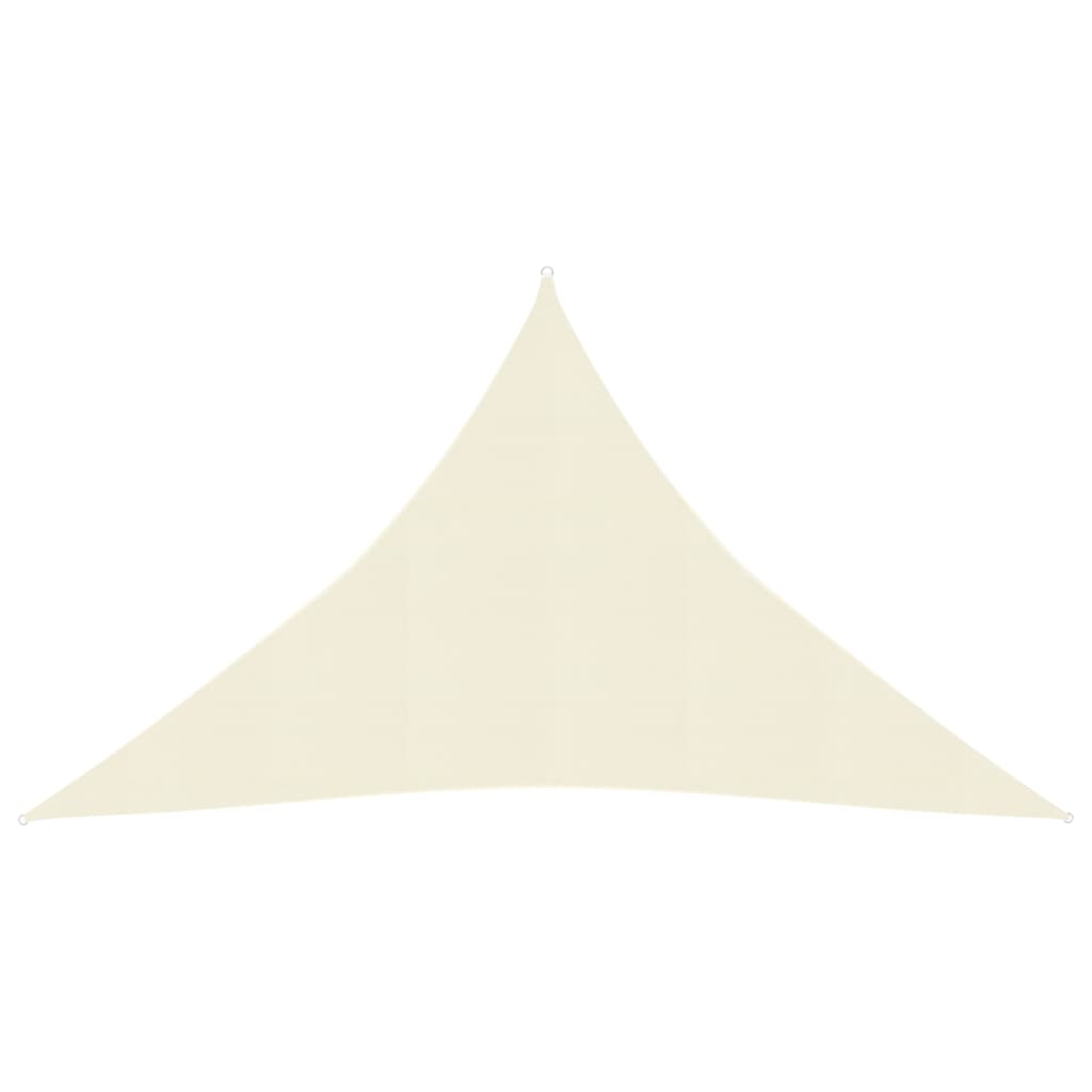 Sunshade Sail 160 g/m2 Cream 2.5x2.5x3.5 m HDPE - Merlin Deals