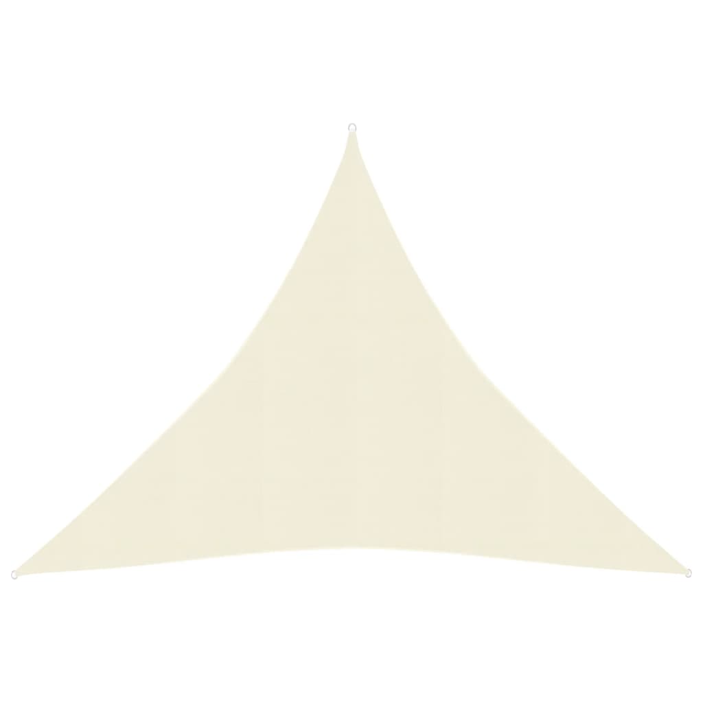 Sunshade Sail 160 g/m2 Cream 4.5x4.5x4.5 m HDPE - Tyrell & Tyrell