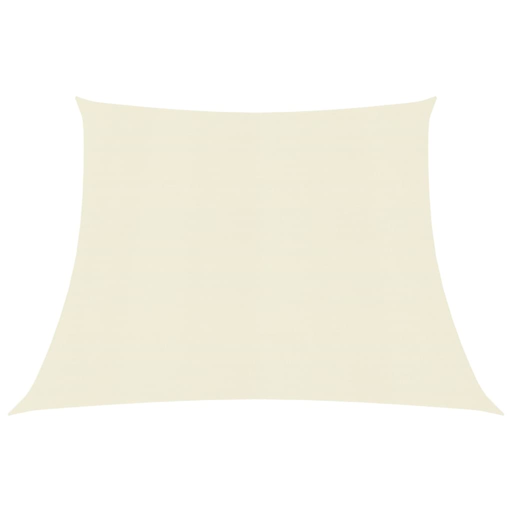 Sunshade Sail 160 g/m2 Cream 3/4x3 m HDPE - Style and Chic