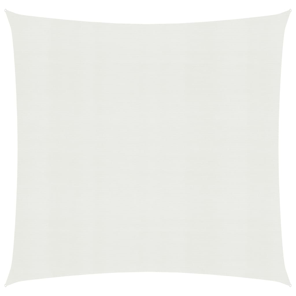 Sunshade Sail 160 g/m2 White 5x5 m HDPE - Discount Dealers