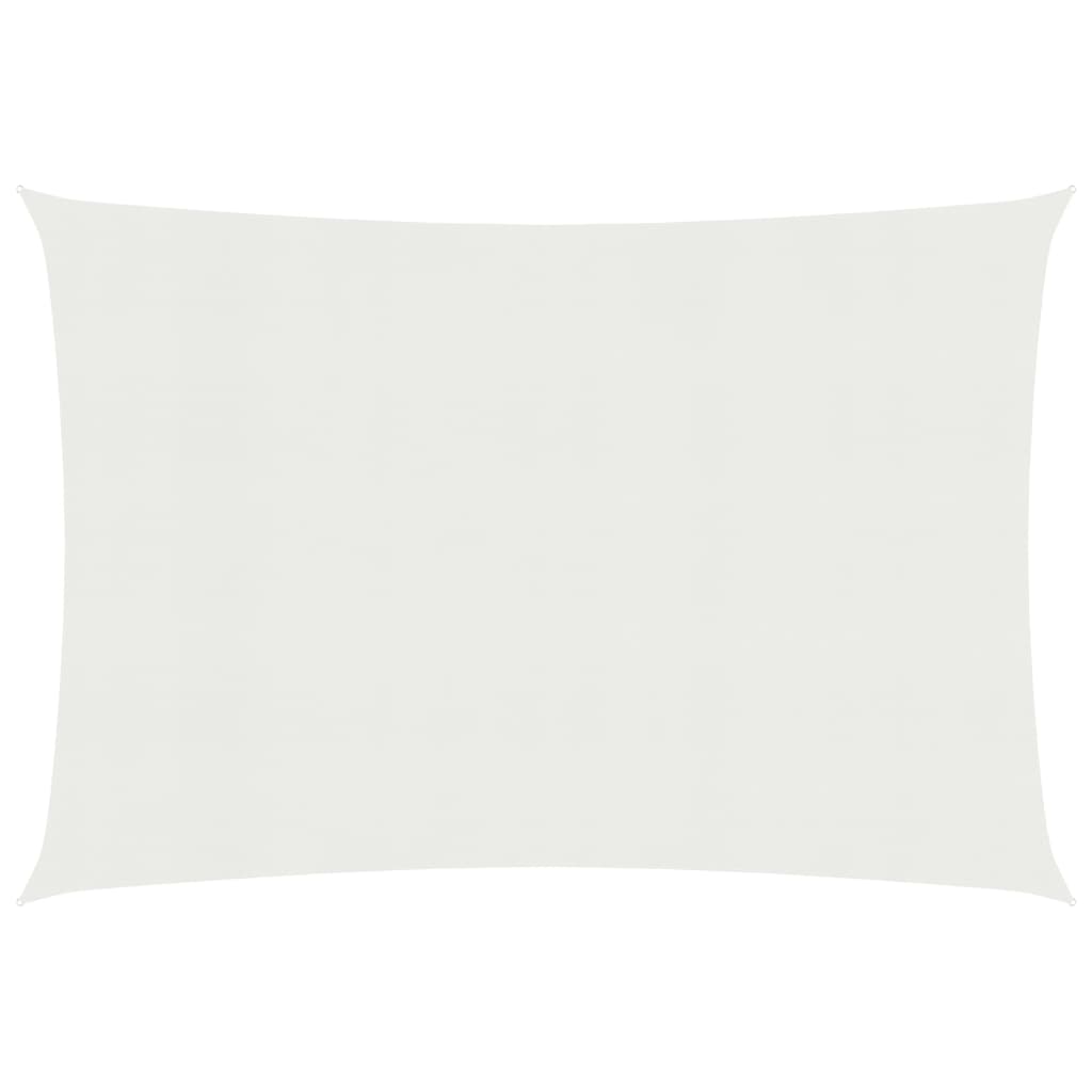 Sunshade Sail 160 g/m2 White 2x2.5 m HDPE - Decor Base