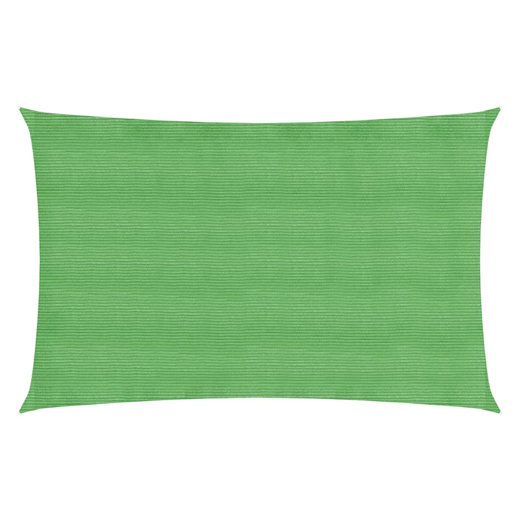Sunshade Sail 160 g/m2 Light Green 2x5 m HDPE - Unbeatable Bargains