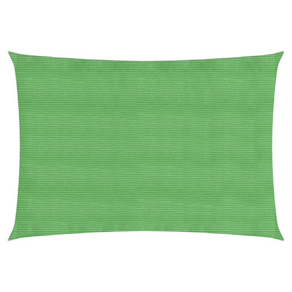 Sunshade Sail 160 g/m2 Light Green 2.5x4 m HDPE - Casper Homes