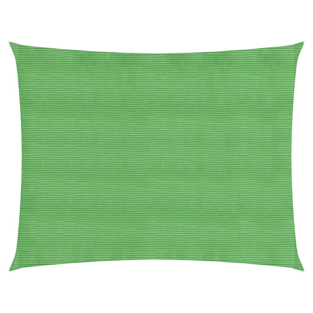 Sunshade Sail 160 g/m2 Light Green 3.5x4.5 m HDPE - Style and Chic