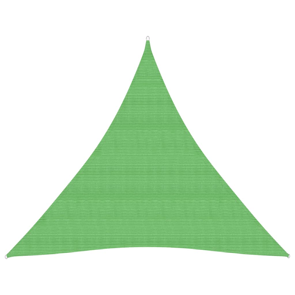 Sunshade Sail 160 g/m2 Light Green 4x4x4 m HDPE - Style and Chic