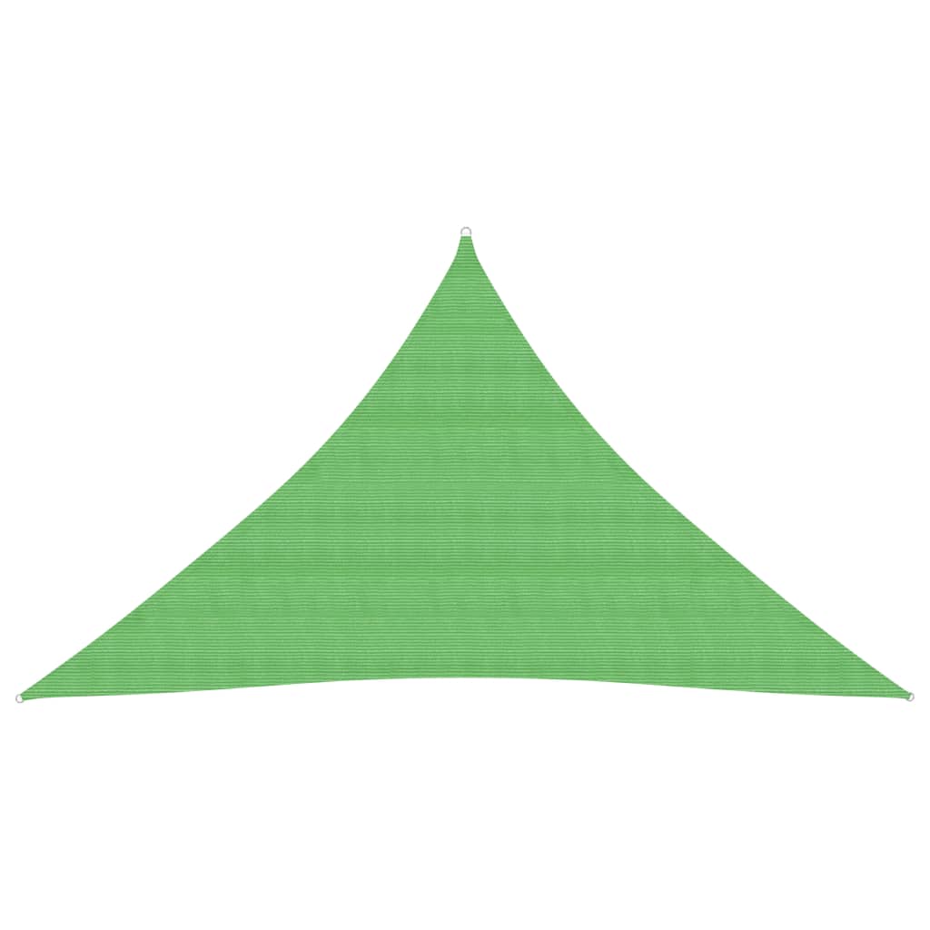 Sunshade Sail 160 g/m2 Light Green 4x4x5.8 m HDPE - Decor Base