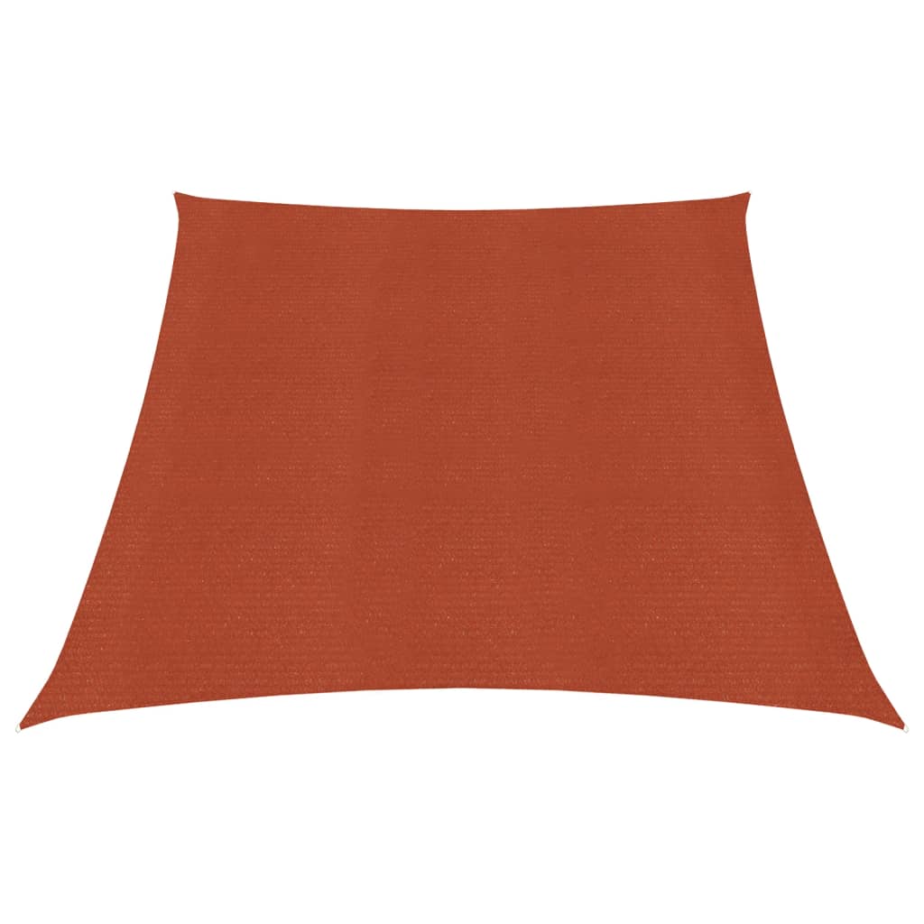 Sunshade Sail 160 g/m2 Terracotta 3/4x2 m HDPE - R and M Furniture