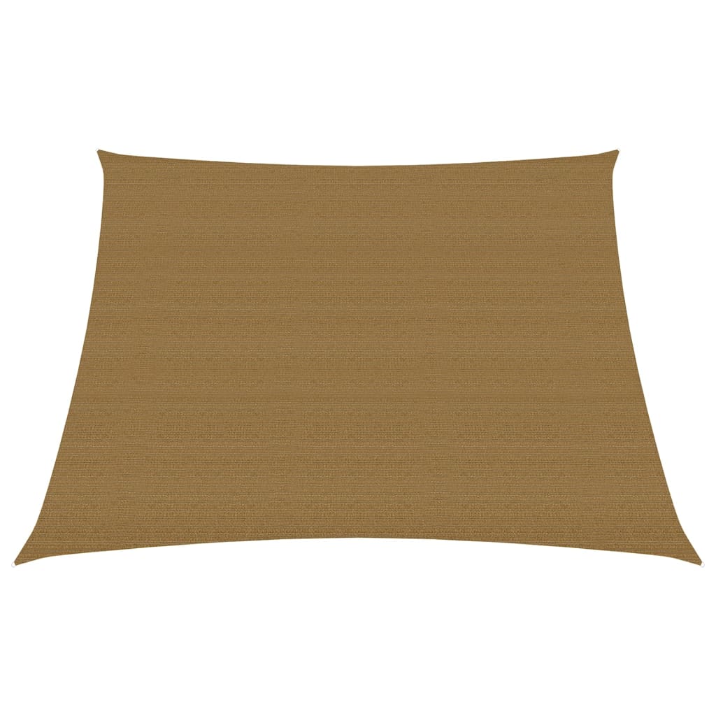 Sunshade Sail 160 g/m2 Taupe 3/4x2 m HDPE - Decor Base