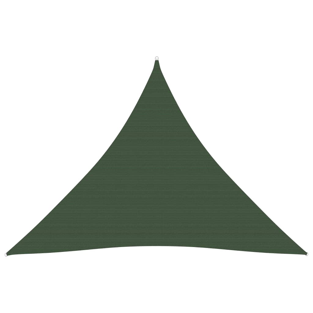 Sunshade Sail 160 g/m2 Dark Green 4.5x4.5x4.5 m HDPE - R and M Furniture