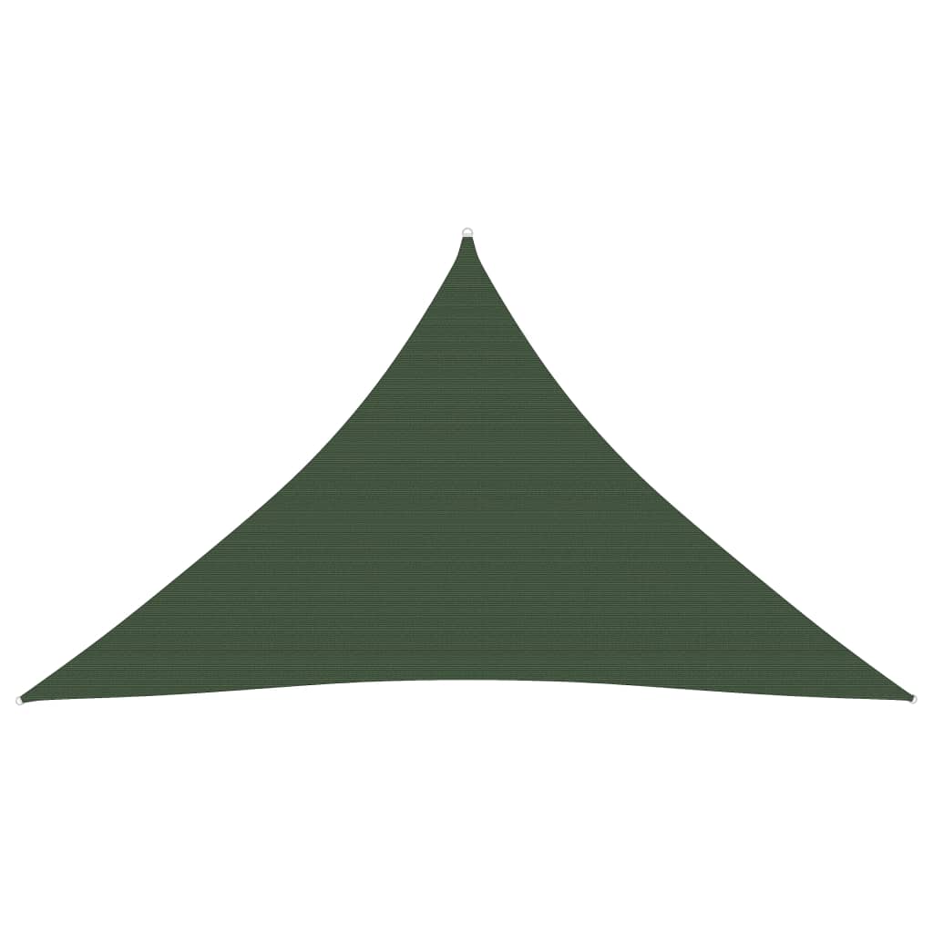 Sunshade Sail 160 g/m2 Dark Green 5x5x6 m HDPE - Unbeatable Bargains