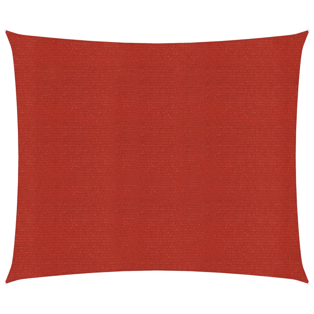 Sunshade Sail 160 g/m2 Red 2x2 m HDPE - Design Hut