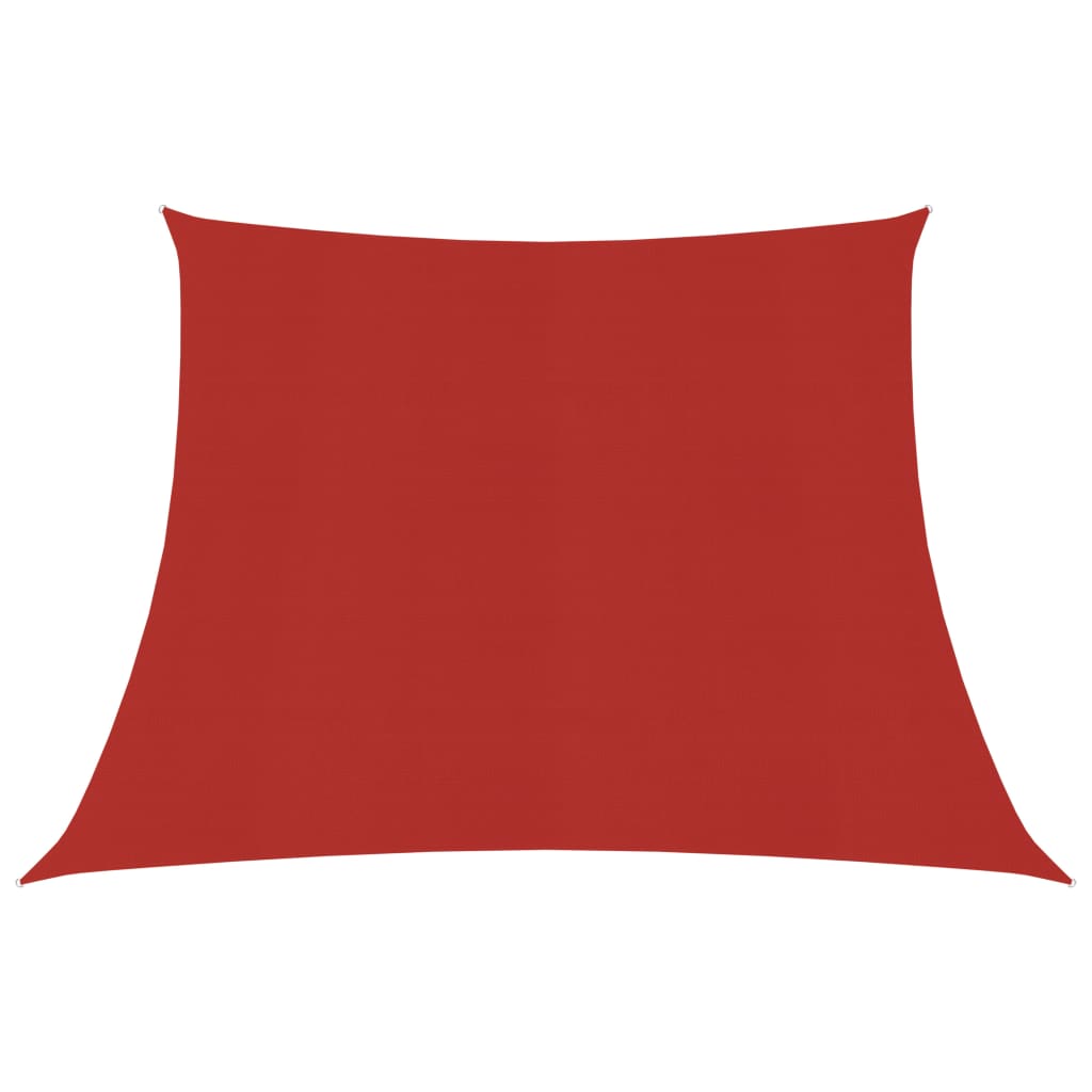 Sunshade Sail 160 g/m2 Red 3/4x3 m HDPE - Style and Chic