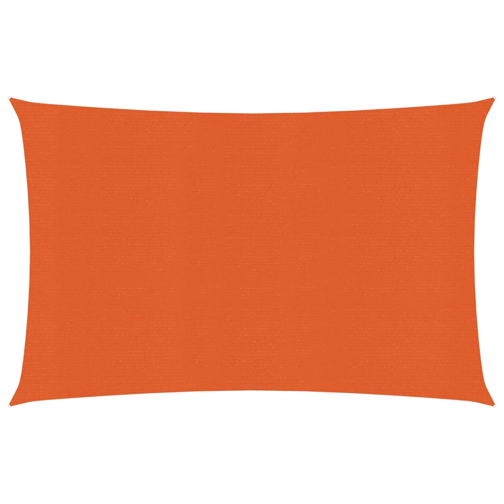 Sunshade Sail 160 g/m2 Orange 2.5x4 m HDPE - Millennium Furniture