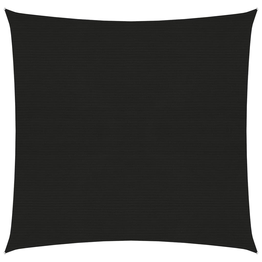 Sunshade Sail 160 g/m2 Black 5x5 m HDPE - Design Hut