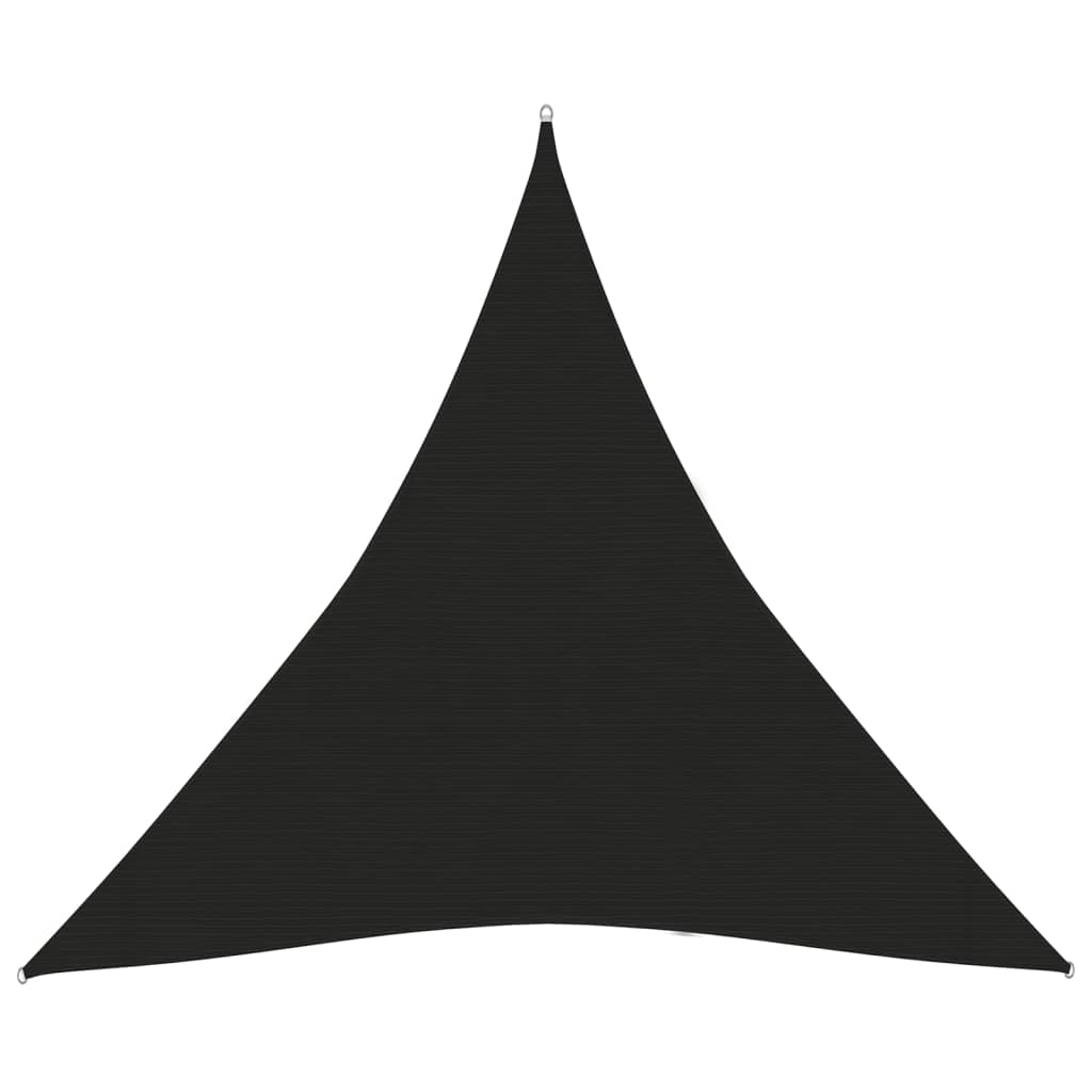 Sunshade Sail 160 g/m2 Black 5x5x5 m HDPE - Sid & Sam