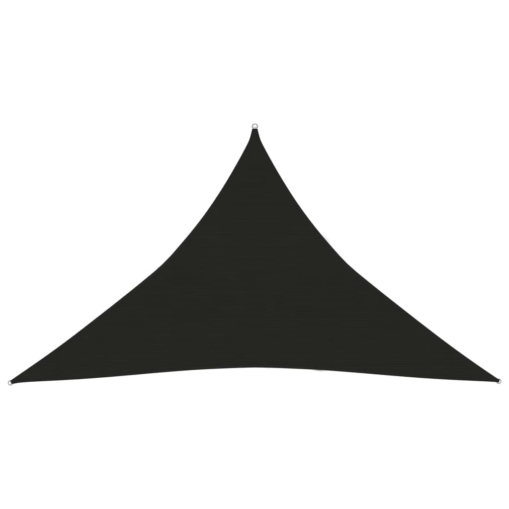 Sunshade Sail 160 g/m2 Black 5x5x6 m HDPE - Sid & Sam