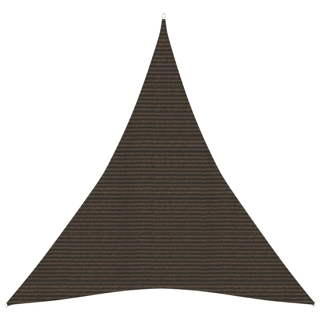 Sunshade Sail 160 g/m2 Brown 3x4x4 m HDPE - Unbeatable Bargains