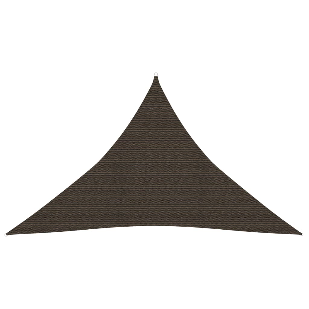 Sunshade Sail 160 g/m2 Brown 3.5x3.5x4.9 m HDPE - Merlin Deals