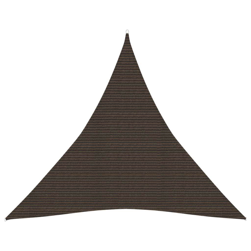 Sunshade Sail 160 g/m2 Brown 4.5x4.5x4.5 m HDPE - Brittle & Co