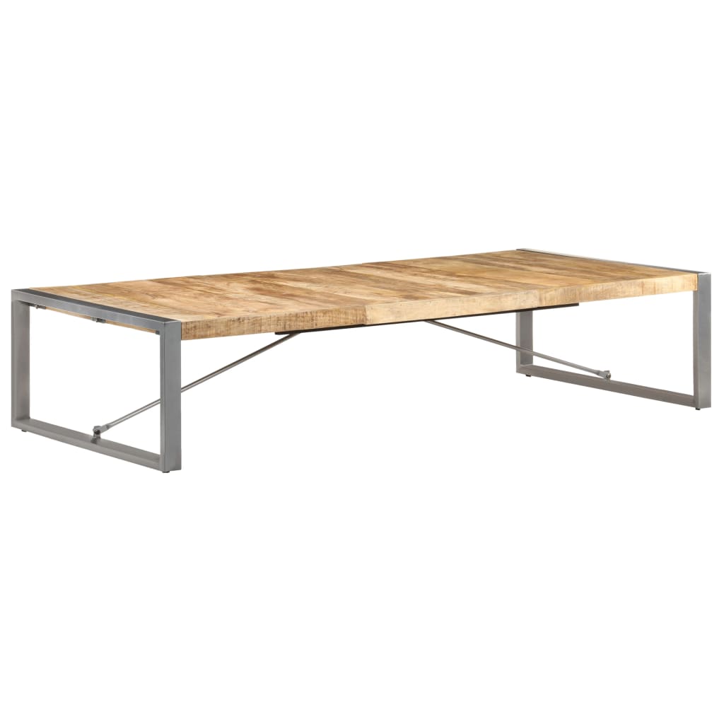 Coffee Table 180x90x40 cm Rough Mango Wood - All Things Good