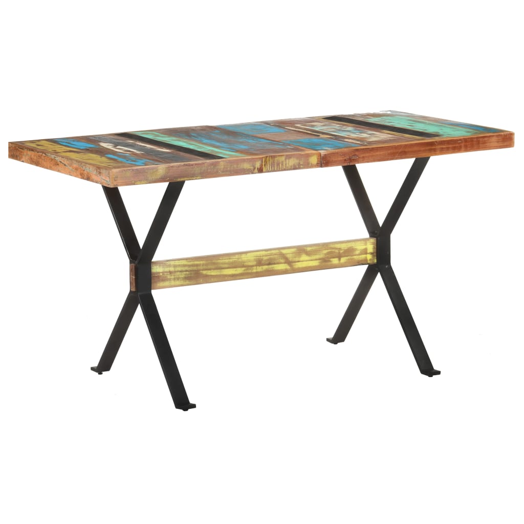 Dining Table 140x70x76 cm Solid Reclaimed Wood - Tyrell & Tyrell