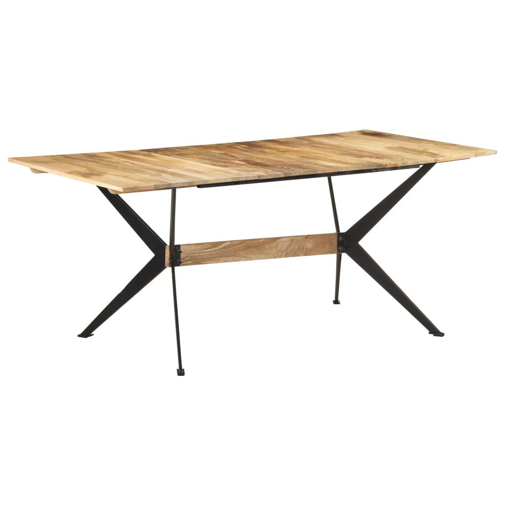 Dining Table 180x90x76 cm Solid Mango Wood - Brittle & Co