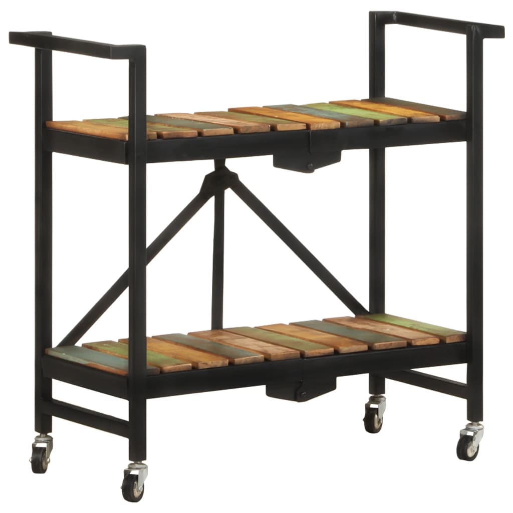 Kitchen Trolley 87x36x81 cm Solid Reclaimed Wood - Design Hut