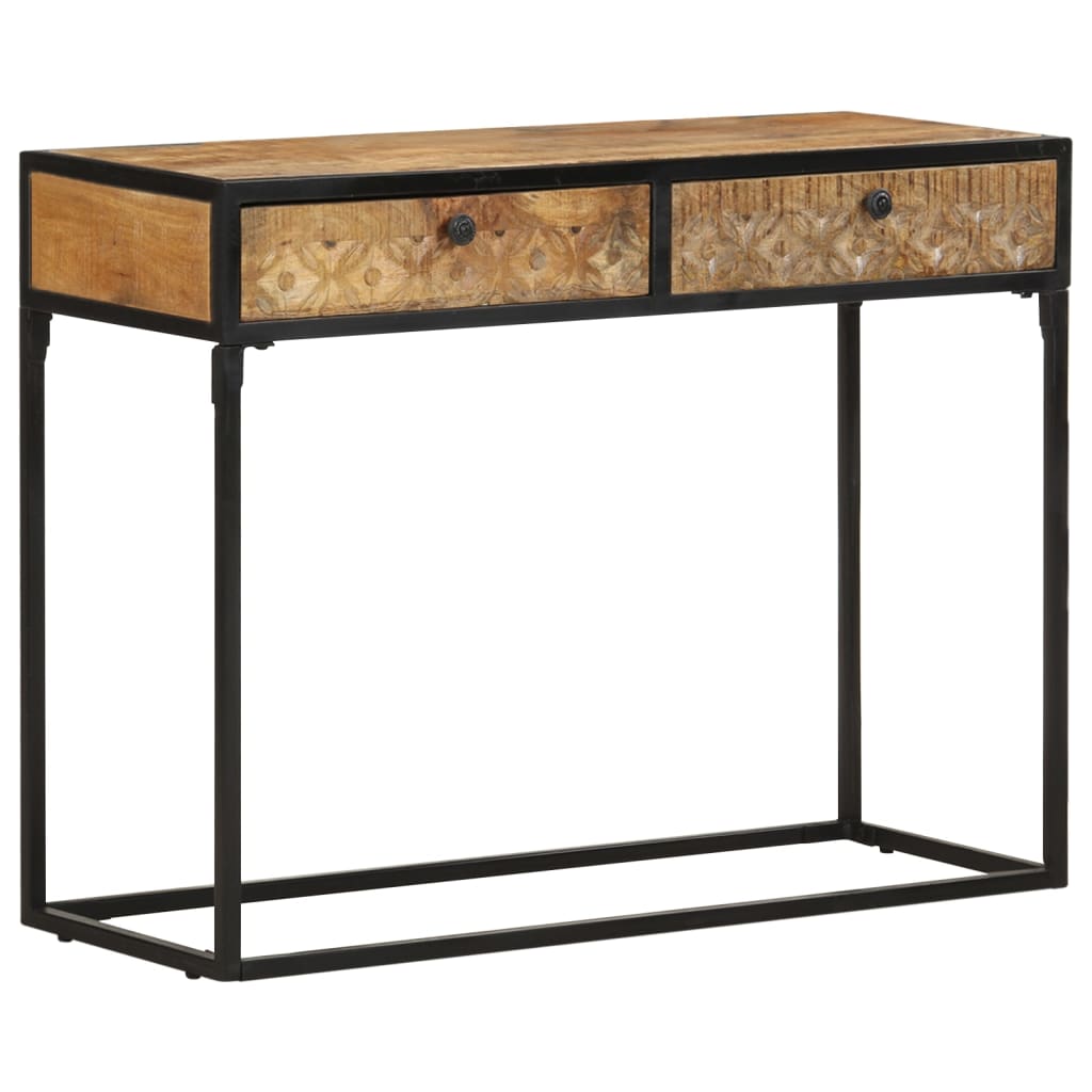 Console Table 100x35x75 cm Solid Mango Wood - Discount Dealers