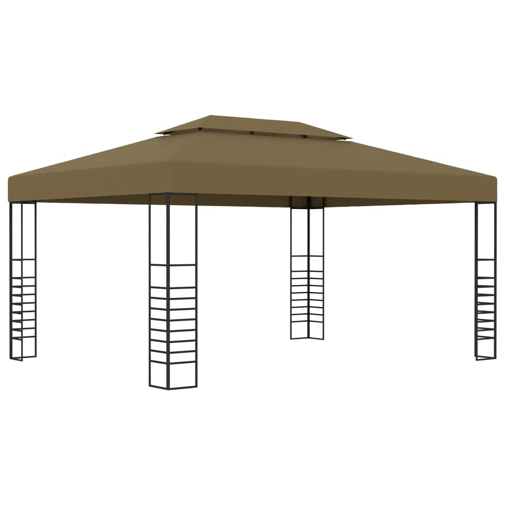 Gazebo 3x4 m Taupe 180 g/m2 - Discount Dealers