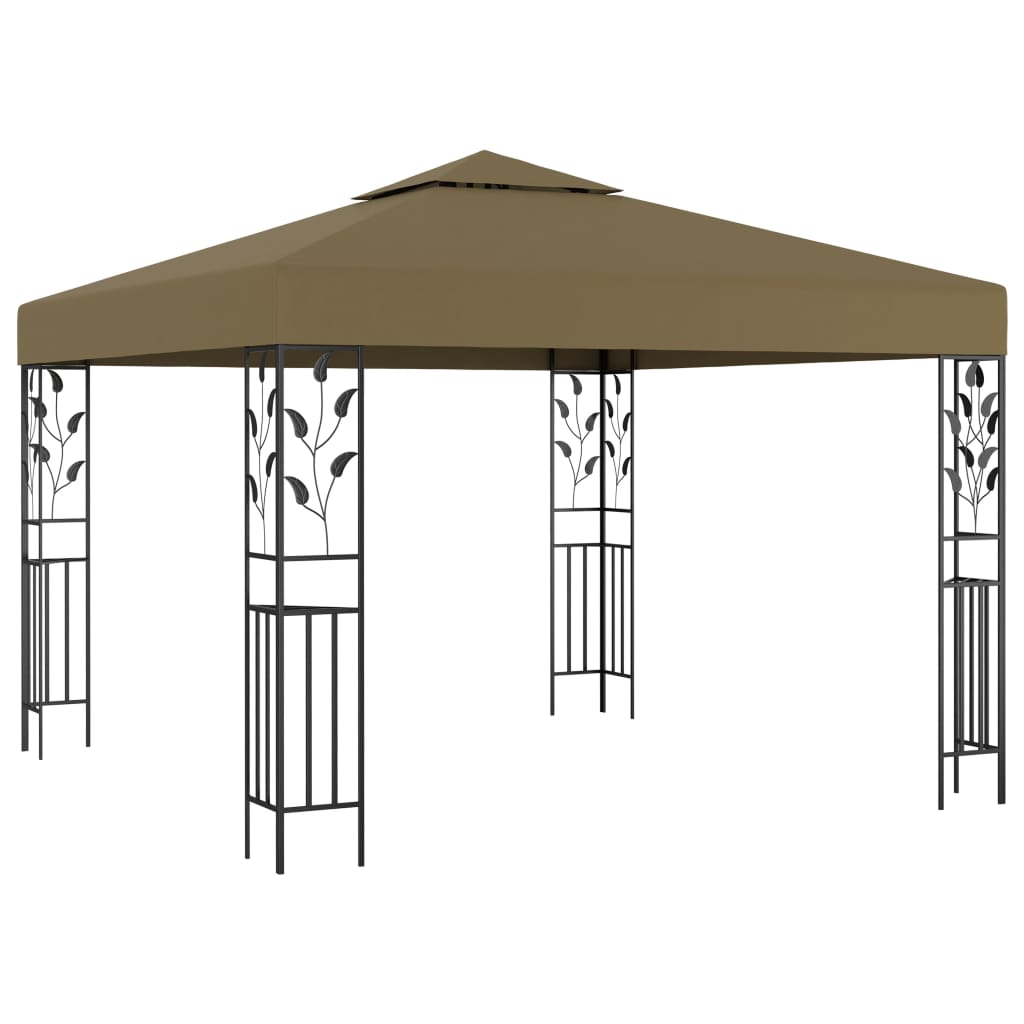 Gazebo 3x3 m Taupe 180 g/m2 - Design Hut
