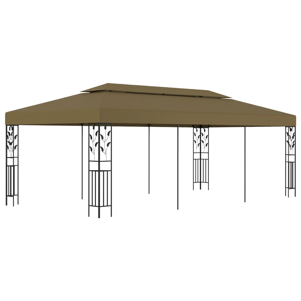 Gazebo 6x3 m Taupe 180 g/m2 - Merkel Designers