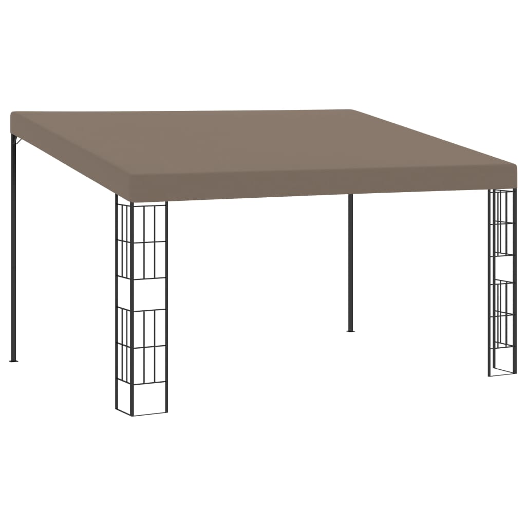 Wall-mounted Gazebo 4x3 m Taupe Fabric - The Home Maker