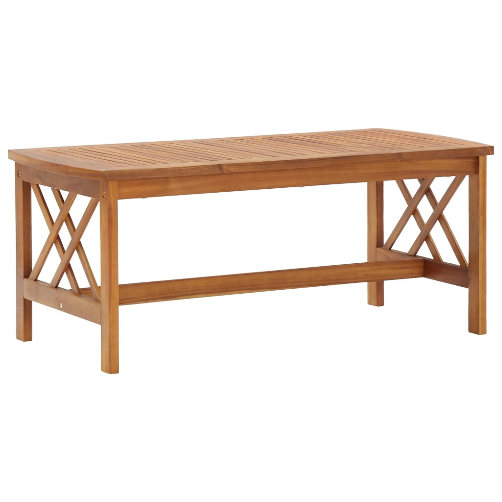 Coffee Table 102x50x43 cm Solid Acacia Wood - Casper Homes