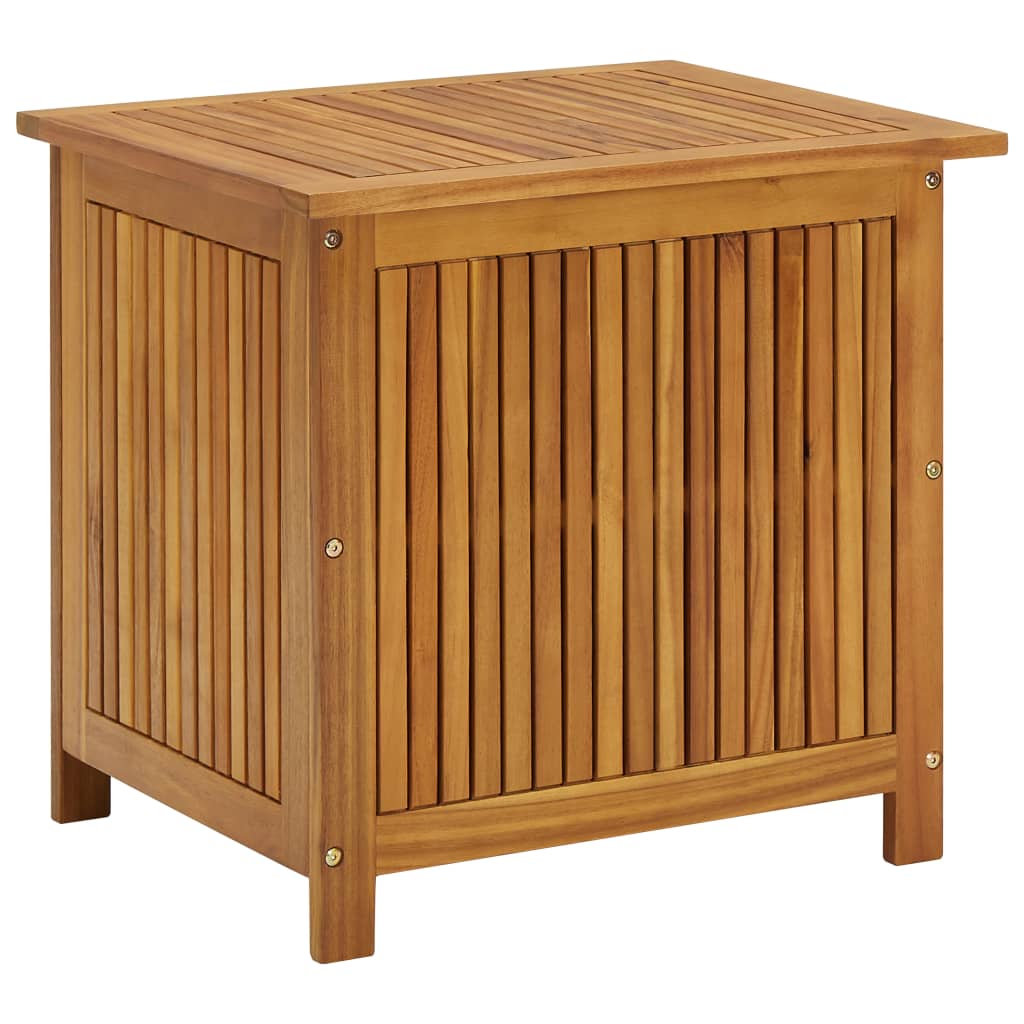 Garden Storage Box 60x50x58 cm Solid Acacia Wood - Decor Base