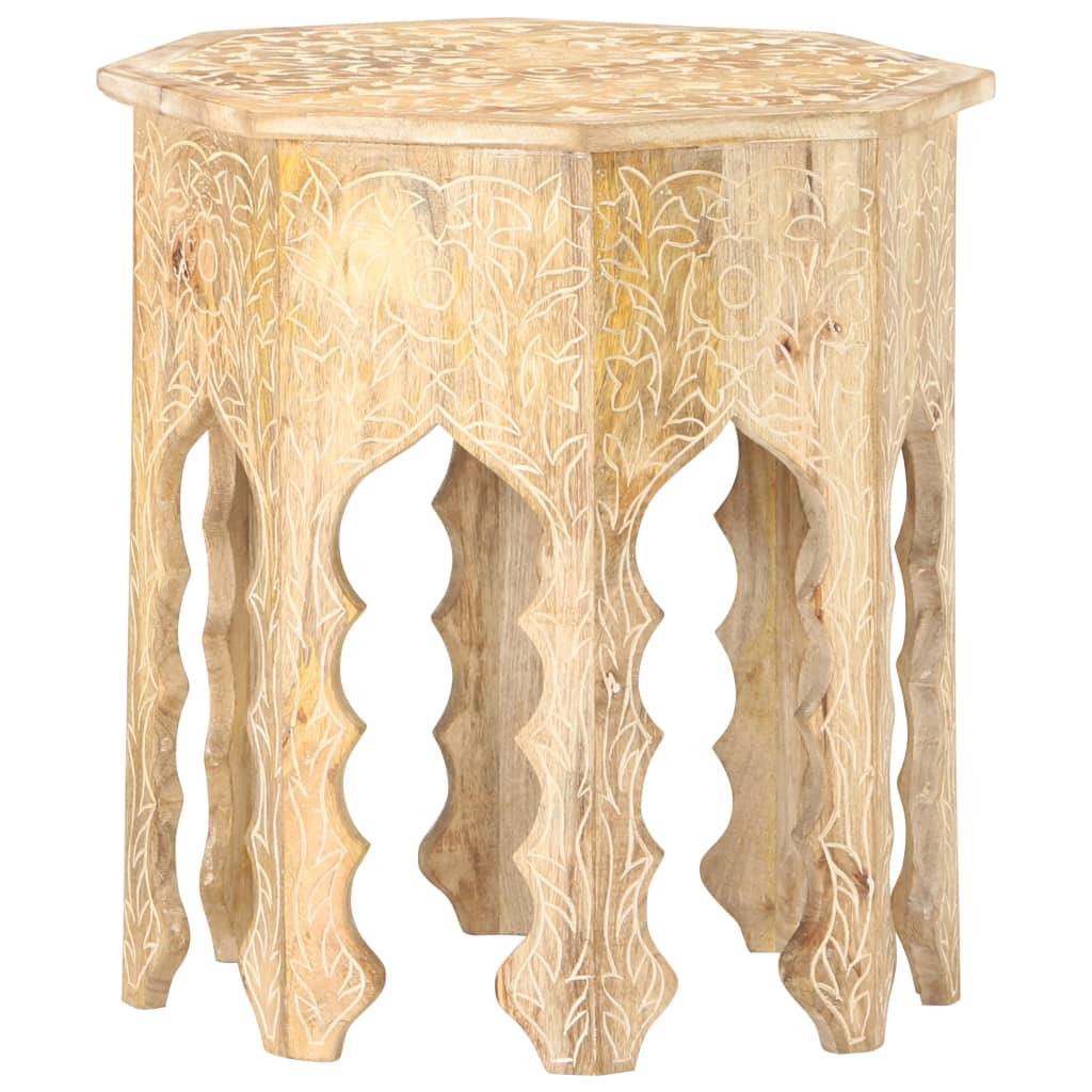 Side Table Ã ̃48 cm Solid Mango Wood - Merkel Designers