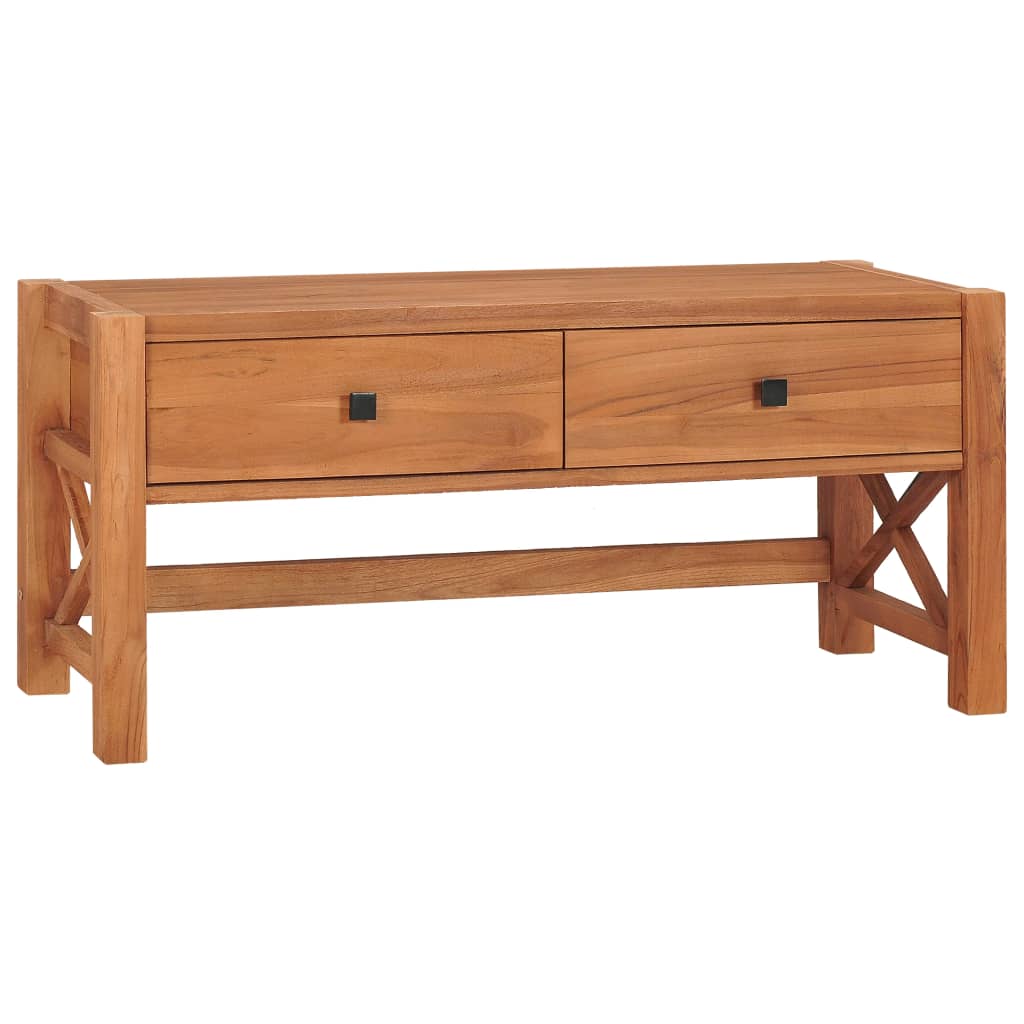 TV Cabinet 100x40x45 cm Teak Wood - Discount Dealers