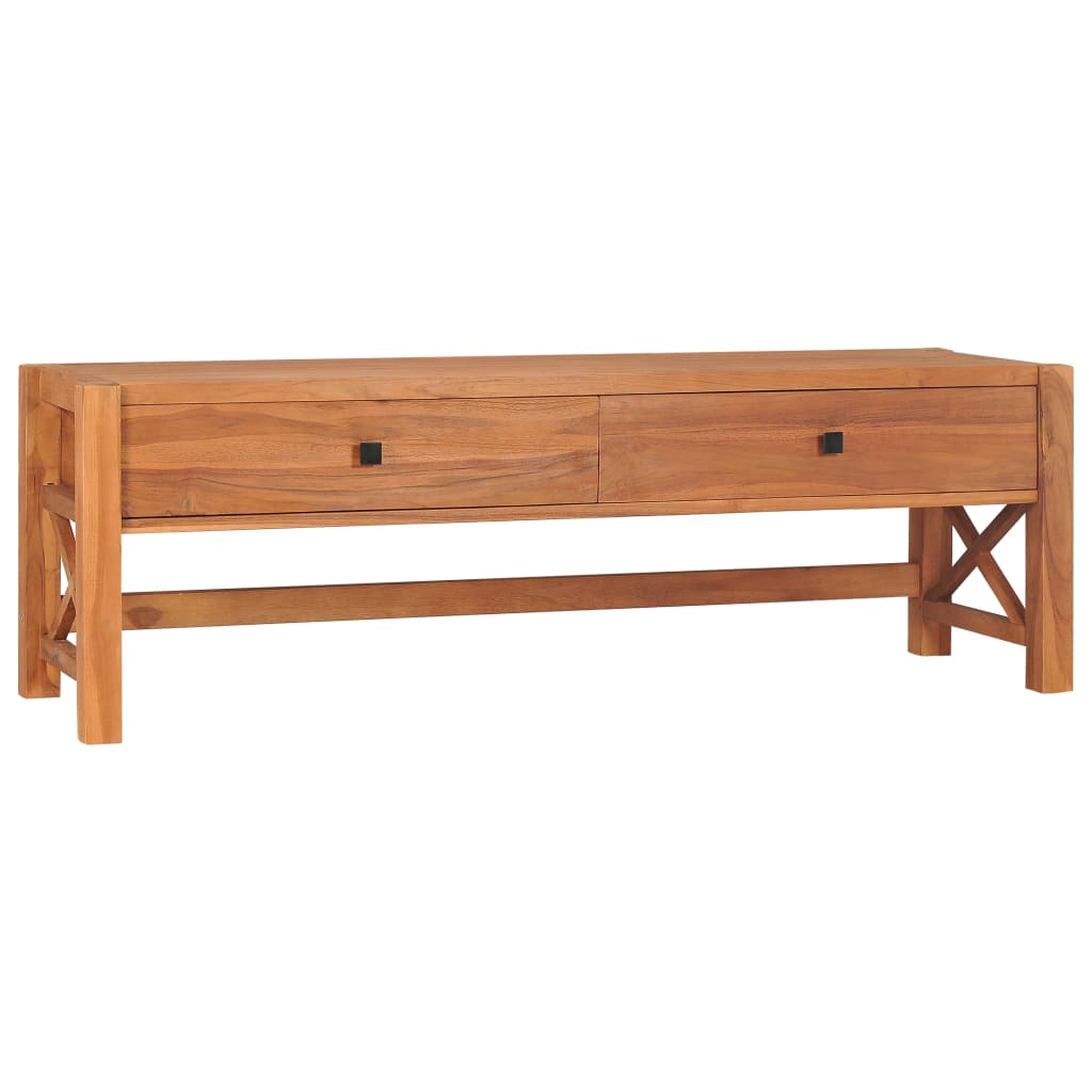 TV Cabinet 140x40x45 cm Teak Wood - Millennium Furniture