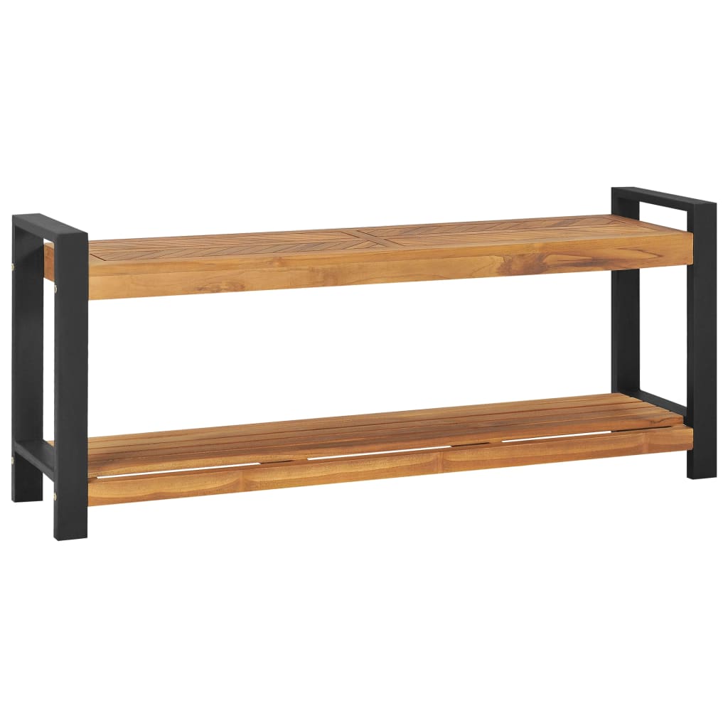 Bench 120 cm Solid Teak Wood - Sid & Sam