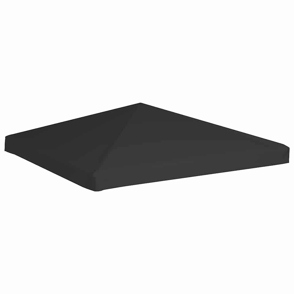 Gazebo Top Cover 270 g/m2 3x3 m Black - Brittle & Co