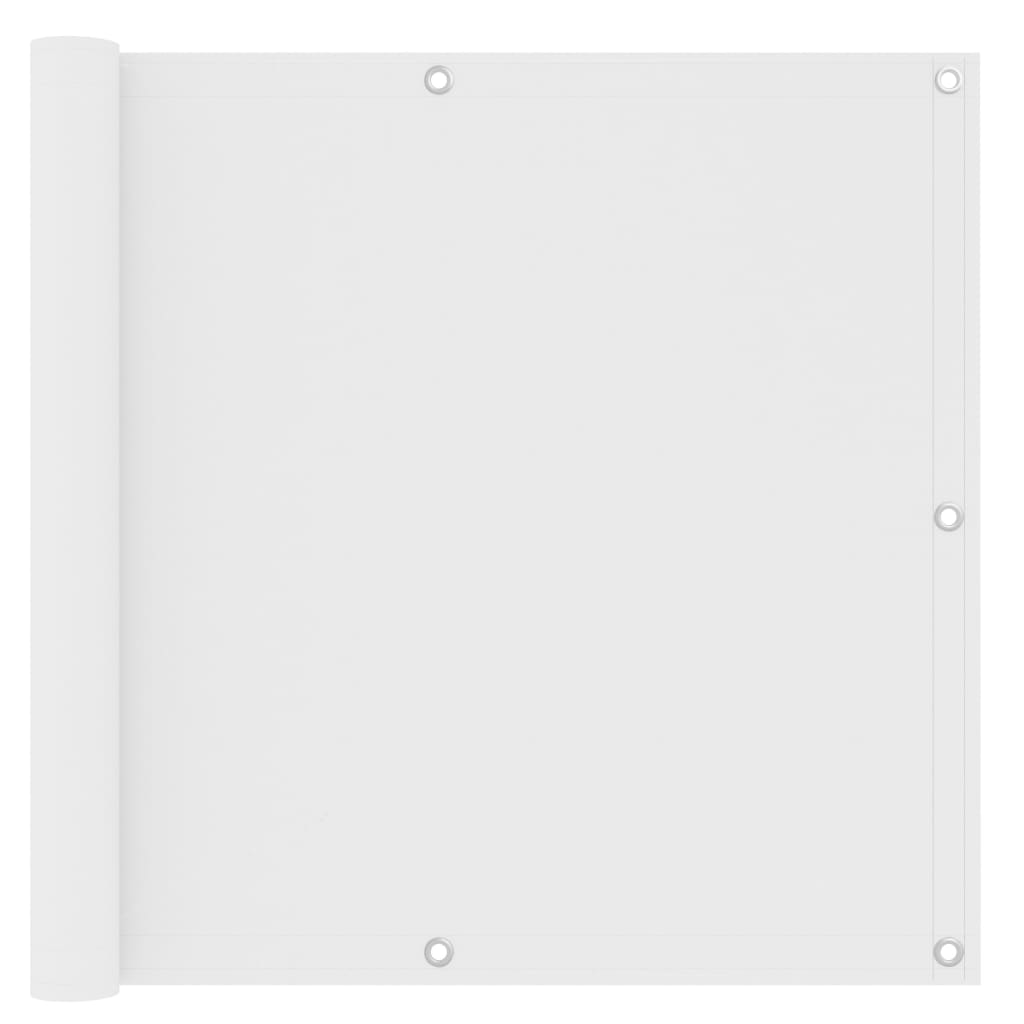 Balcony Screen White 90x400 cm Oxford Fabric - Style and Chic