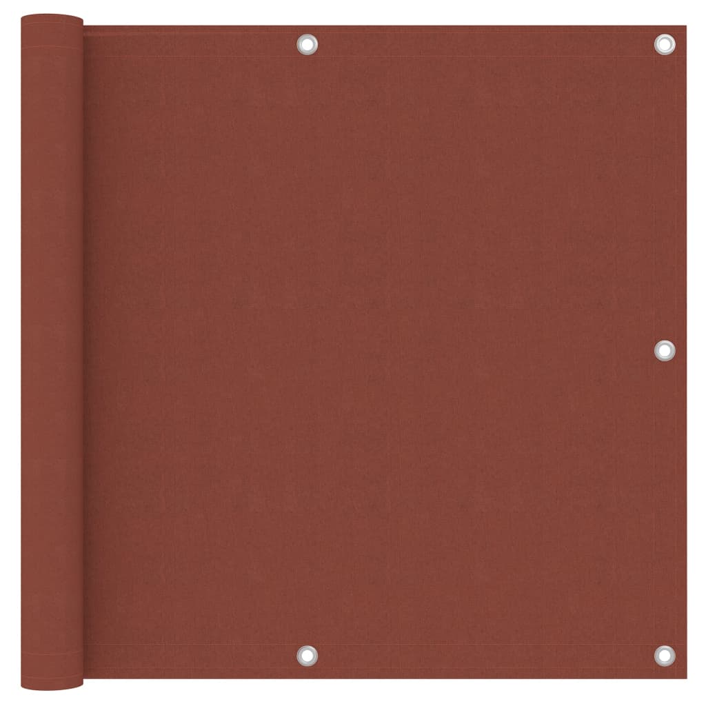 Balcony Screen Terracotta 90x300 cm Oxford Fabric - R and M Furniture