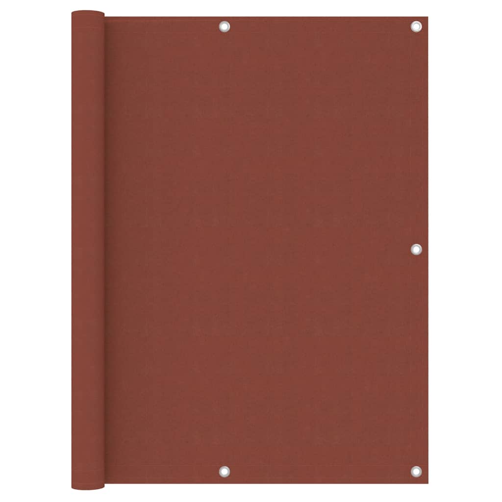Balcony Screen Terracotta 120x300 cm Oxford Fabric - Design Hut