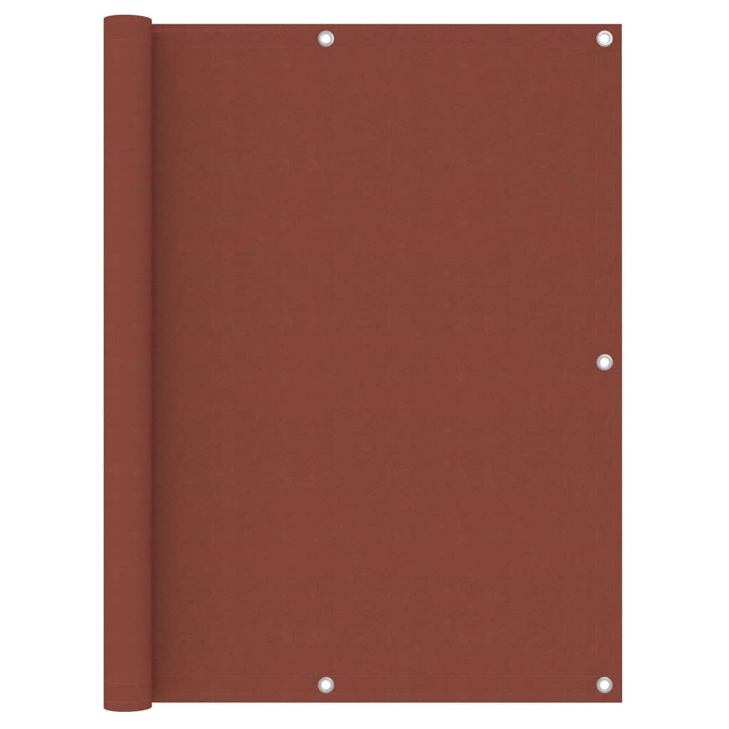 Balcony Screen Terracotta 120x600 cm Oxford Fabric - R and M Furniture