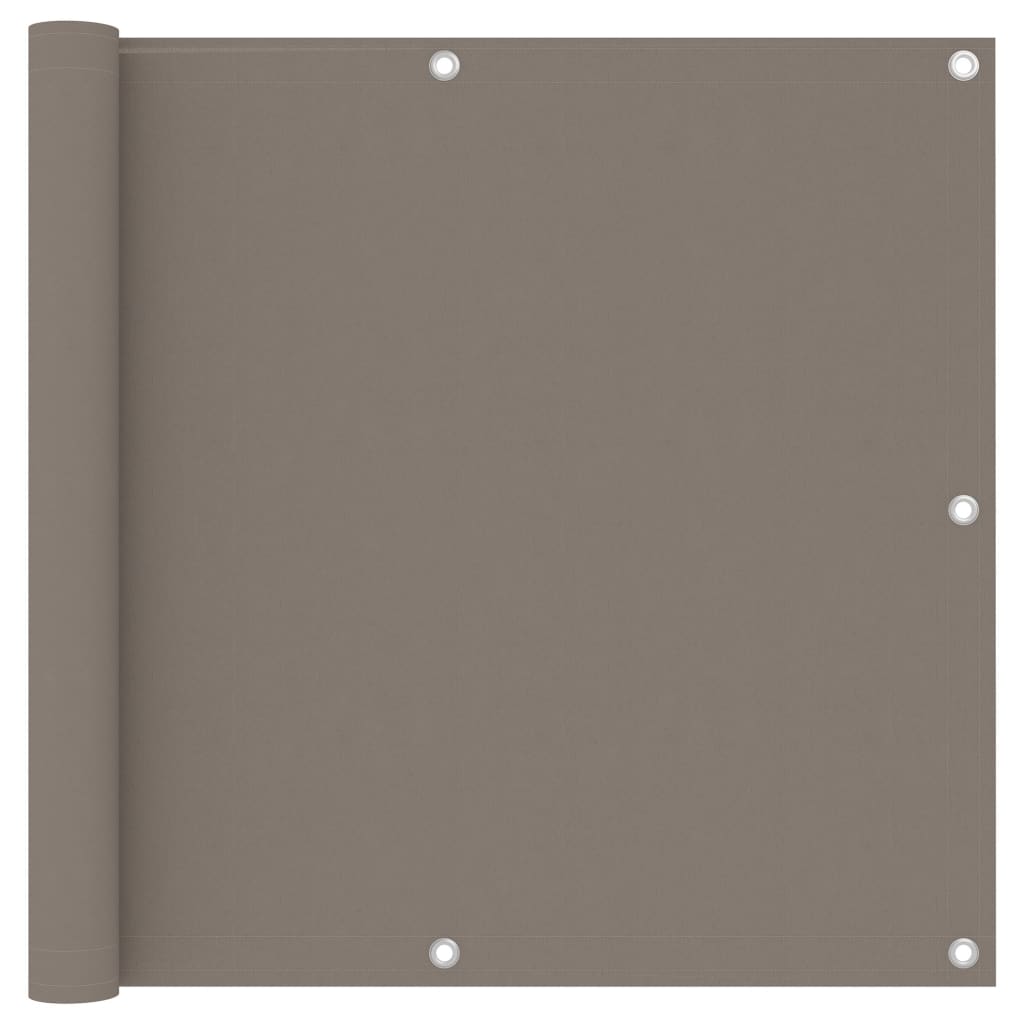 Balcony Screen Taupe 90x300 cm Oxford Fabric - All Things Good